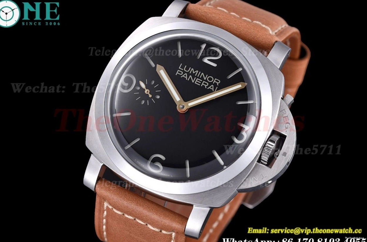 A6497 LE Brown HWF Dial Luminor SS Pam1080 47mm 1219